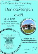 Gymnázium Trhové Sviny - Den otevřených dveří